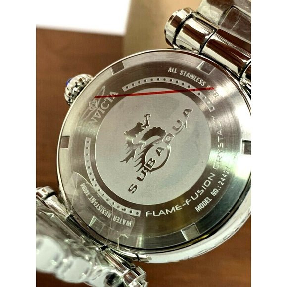 Invicta Women's Watch 24427 Subaqua Silver Tone Stainless Quartz MOP White Dial - Picture 5 of 12